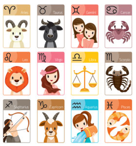 Zodiac Signs Icons Set