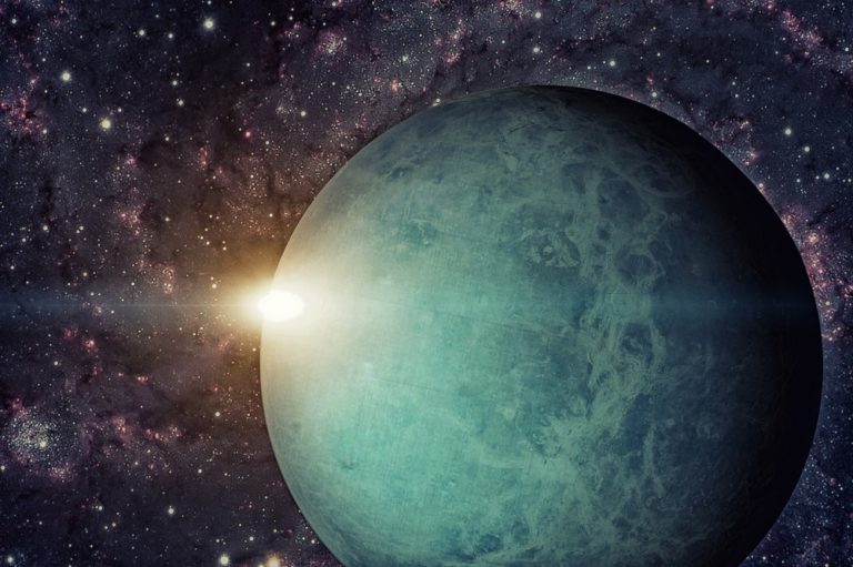 Solar System - Uranus. Elements of this image furnished by NASA.
