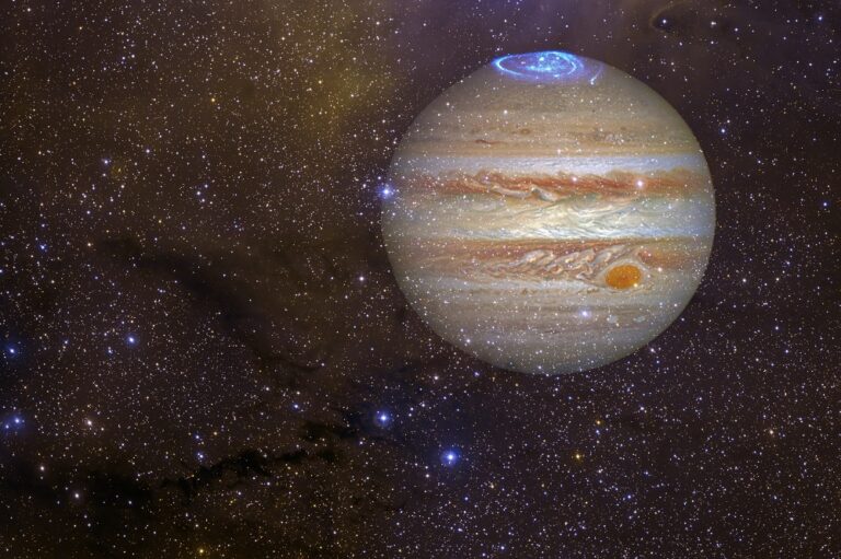Jupiter. Elements Of This Image Furnished By Nasa