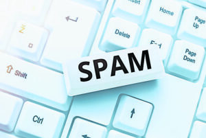 Inspiration showing sign Spam. Business overview Intrusive advertising Inappropriate messages sent on the Internet Abstract Replying To Online Message, Typing And Sending Internet Letters
