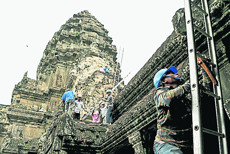 CAMBODIA-ARCHAEOLOGY-CULTURE-CONSERVATION